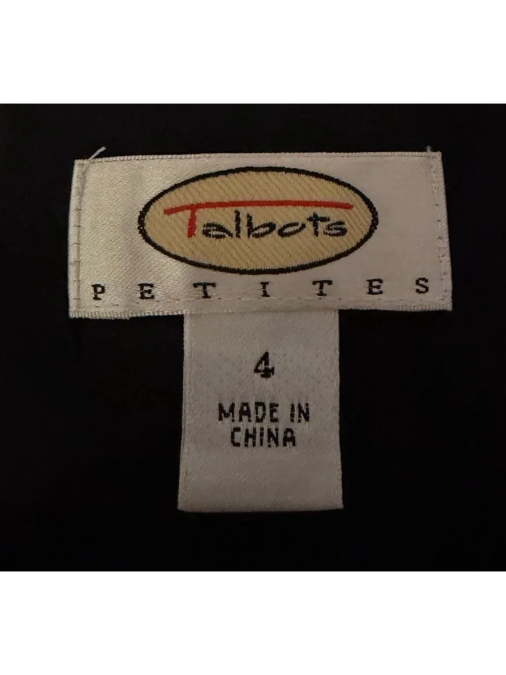 Y2K Talbots Polka Dot Dress 4 Petite Linen Silk Sleeveless Rockabilly Retro - Picture 7 of 8